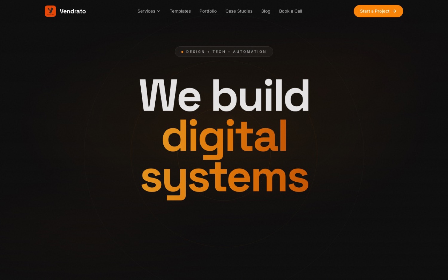 Vendrato digital systems site